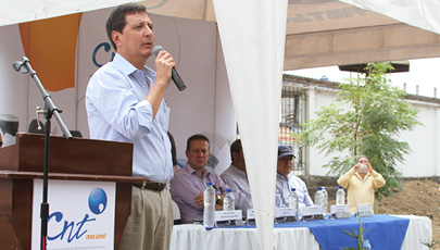 Ciudadanos del Guayas recibieron el nodo de “Dignidad Popular”