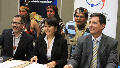 Nacionalidades indígenas recibieron equipamiento para sus radios