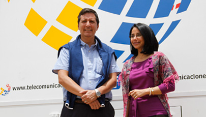 Habitantes de Sevilla de Oro se capacitaron en el Aula Móvil