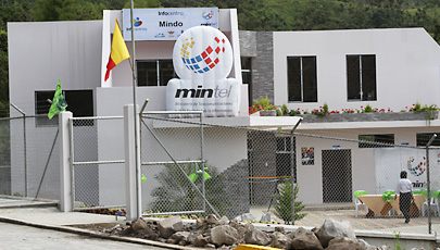 Los Infocentros de Pichincha solidarios con los ciudadan@s de Mindo