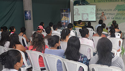 Estudiantes de la Universidad Estatal Amazónica fueron informados sobre el Concurso Nacional INNOVATIC