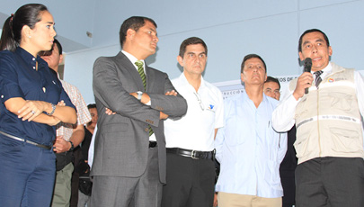 Presidente Correa recorrió modernas instalaciones de edificio de Correos del Ecuador