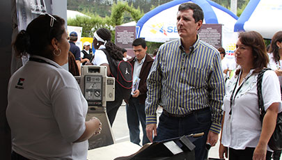 Ministro Guerrero recorrió Feria Ciudadana y de Turismo en Ibarra