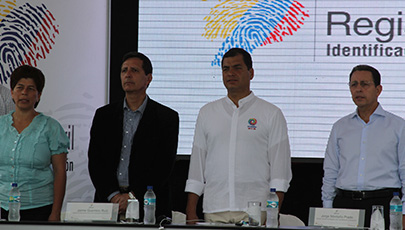 Presidente Correa inauguró Megaagencia de Registro Civil