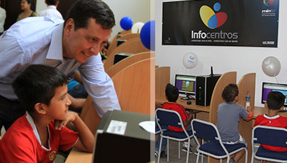 Ministro de Telecomunicaciones inaugurará 4 nuevos Infocentros