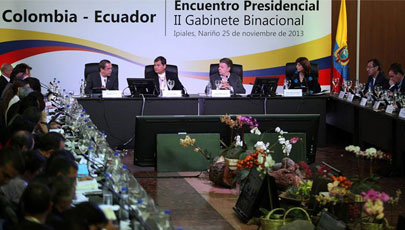 II Gabinete Binacional entre los Presidentes de Ecuador y de Colombia