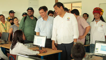 Inauguración de la Ciudad del Milenio Pañacocha