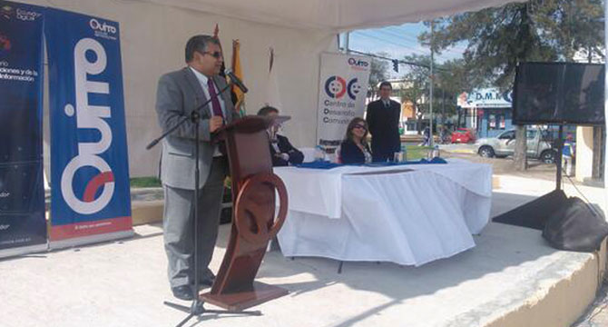 MINTEL y Municipio de Quito firmaron Convenio para implementación de Infocentros