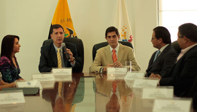Ministro Guerrero y Secretario General de UPAEP firmaron Convenio de Cooperación