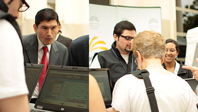 En el marco de las Fiestas de Guayaquil, el Ministerio de Telecomunicaciones y de la Sociedad de la Información (MINTEL) organizó la Feria Tecnológica