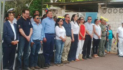 Inauguración de obras: el Eólico Baltra, el Fotovoltaico Puerto Ayora, el Sistema de Transmisión Baltra-Santa Cruz, el aeropuerto de San Cristóbal y el Hospital Oskar Jandi