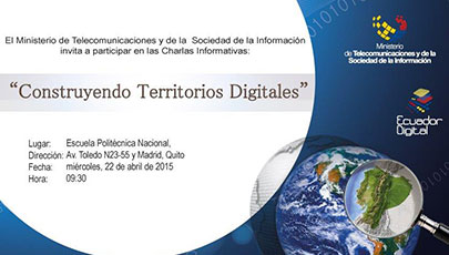 Evento “Construyendo Territorios Digitales”