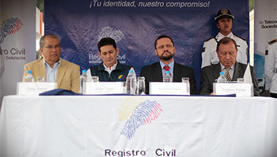 Agencia del Registro Civil de Otavalo, provincia de Imbabura