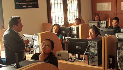 Capacitación de Facilitadores de los Infocentros en la creación y manejo de páginas web
