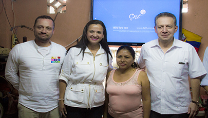 Inauguración de la entrega del Nodo de Bastión Popular y la comercialización de servicio de telecomunicaciones, realizado por la Corporación Nacional de Telecomunicaciones (CNT- EP)