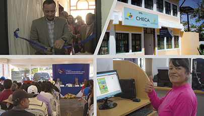 Ministro de Telecomunicaciones y de la Sociedad de la Información, Ing. Augusto Espín Tobar, inauguró, oficialmente, 8 nuevos Infocentros