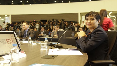 Ministra de Telecomunicaciones y de la Sociedad de la Información (s), Ing. Alexandra Álava