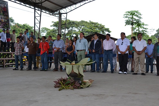 Nuevo Infocentro Comunitario, en la comunidad Puerto Santa Ana, Provincia de Pastaza