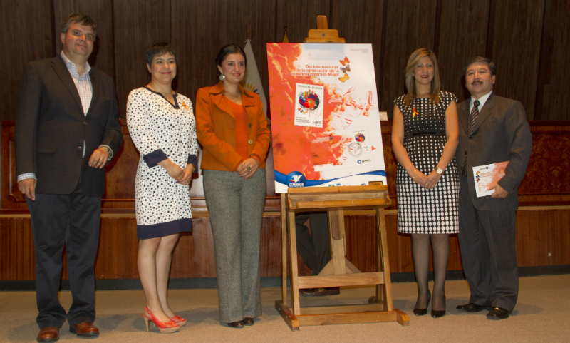Emisión Postal “Día Internacional de la Eliminación de la Violencia contra la Mujer”.