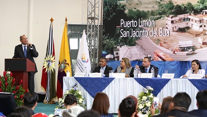 Inauguración de 16 Infocentros y 1 MegaInfocentro Comunitario en la provincia de Santo Domingo de los Tsáchilas.