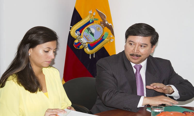 Director General de Correos del Ecuador y Telégrafos de Guatemala, Lic. Jaime Osorio.