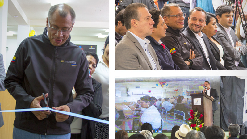 Inauguración de 15 Infocentros y 2 Megainfocentros en la provincia de Pichincha