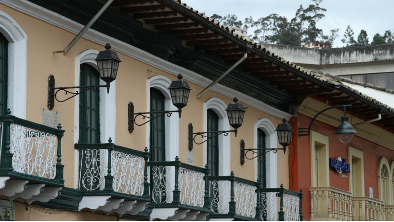 Centro Histórico de Guaranda sin cables