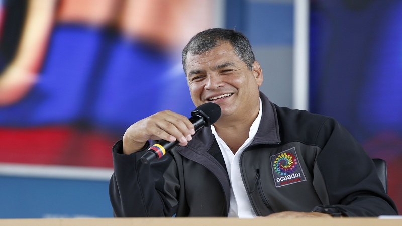 Presidente de la República, Econ. Rafael Correa Delgado.