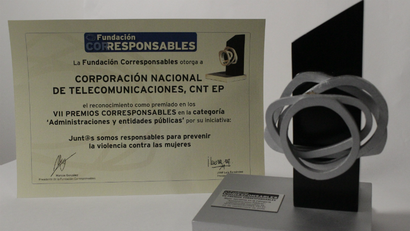 La CNT obtuvo el premio en la categoría Administraciones y Entidades Públicas