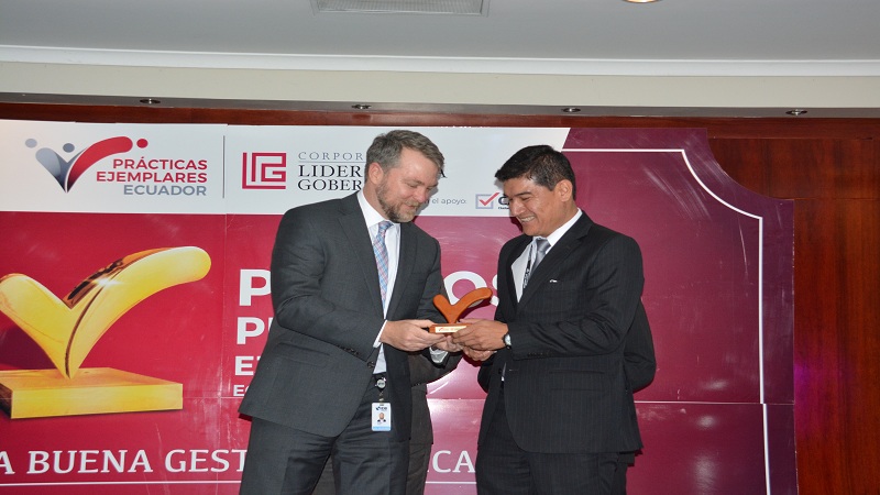 Registro Civil obtuvo premio a las buenas prácticas en el sector público