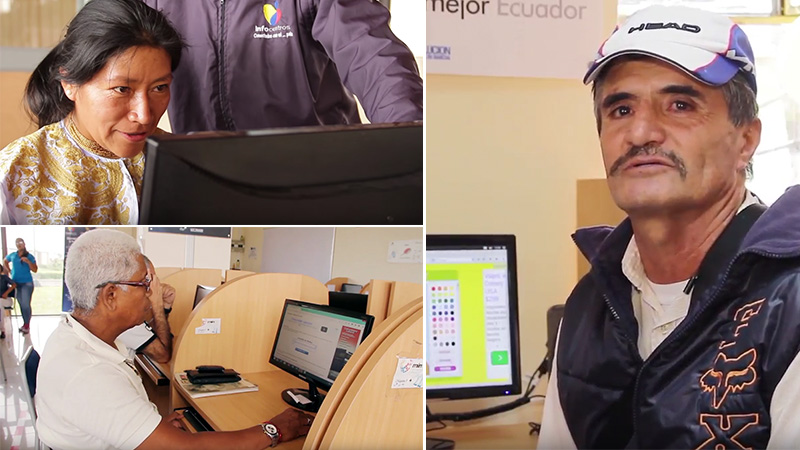 Rosa Ichau, Valdomero Bósquez y Oscar Tenorio han visto en la tecnología un aliado.