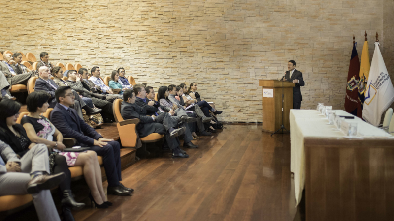 Ing. Francisco Cevallos, Director Ejecutivo de la Agencia de Regulación y Control Postal.