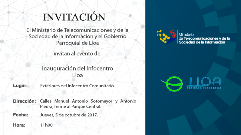 Invitación Lloa