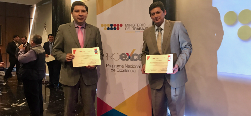 MINTEL y Registro Civil recibieron reconocimientos por excelencia a la gestión