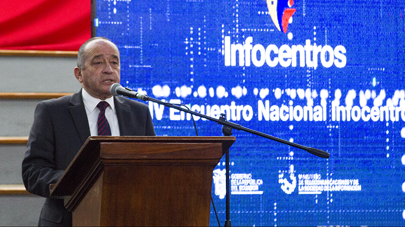 Ministro de Telecomunicaciones y de la Sociedad de la Información, Ing. Guillermo León
