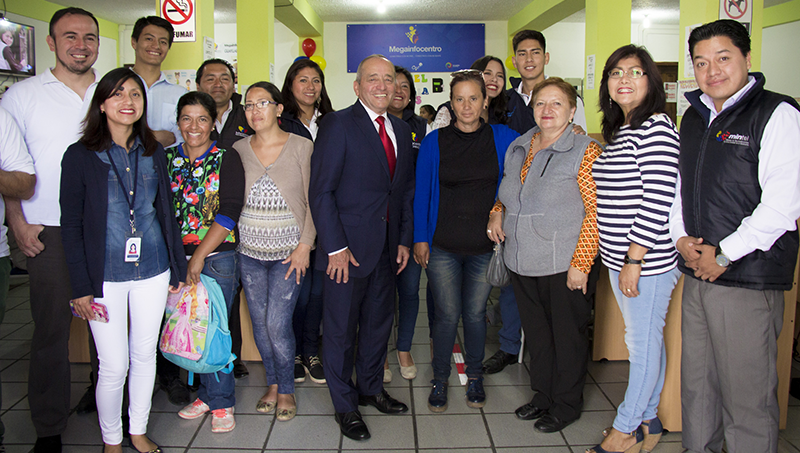Ministro recorrió Megainfocentro Guayllabamba