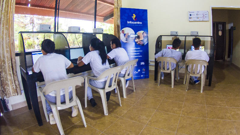 La provincia de Orellana cuenta con tres nuevos Infocentros: Boca Tiputini, Puerto Miranda y Nuevo Rocafuerte