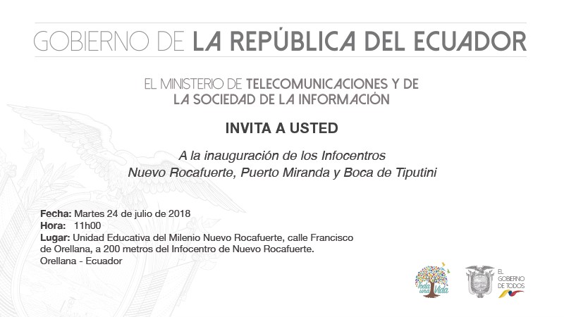 Invitación Nuevo Rocafuerte