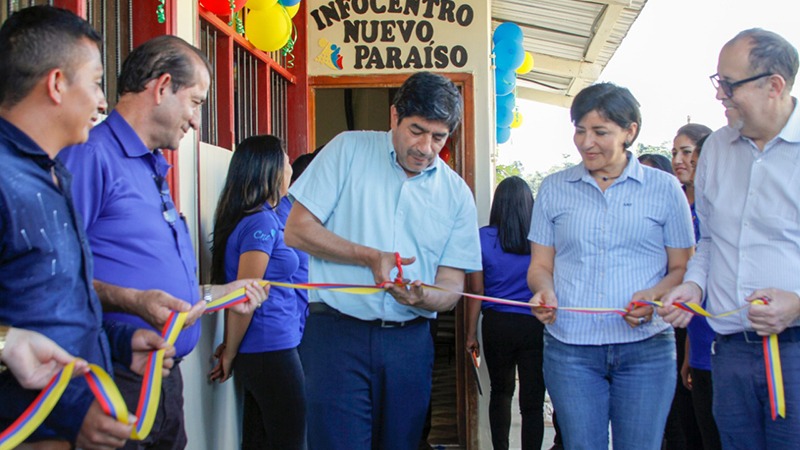 Inauguración del Infocentro Nuevo Paraíso