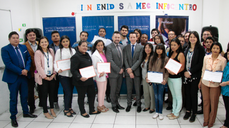 Entrega de certificados en TIC