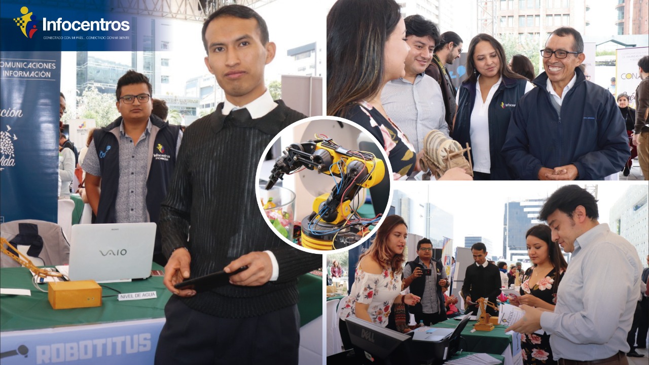 Emprendimientos de Infocentros presentados en la feria Más Prosperidad para emprendedores