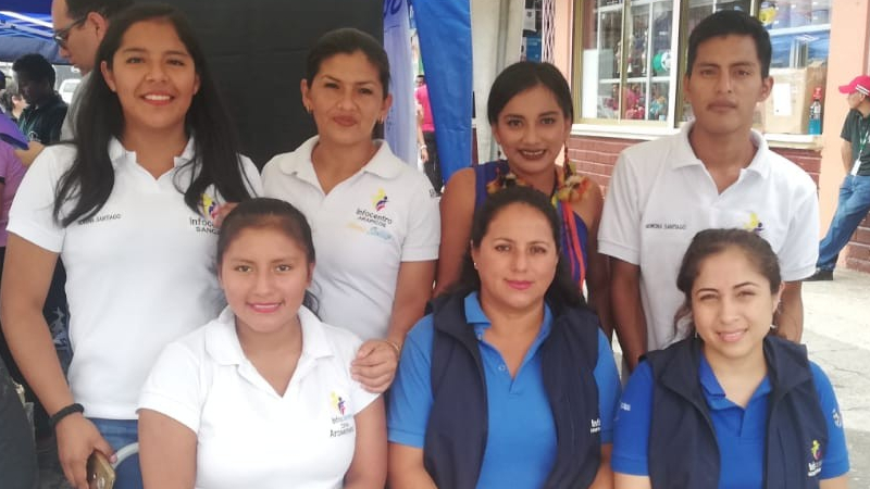 Facilitadores de la parroquia Palora en las Brigadas Toda Una Vida.