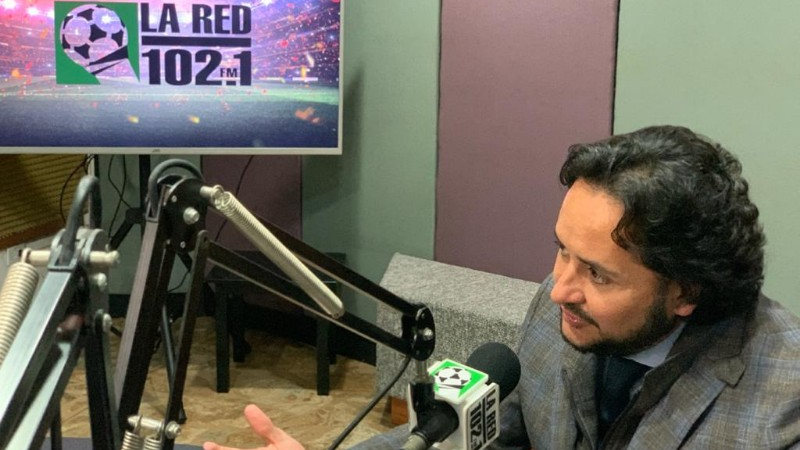 Ministro Andrés Michelena Ayala durante su entrevista en Radio La Red