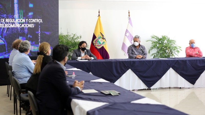 Reunión con representantes del gremio de radiodifusores