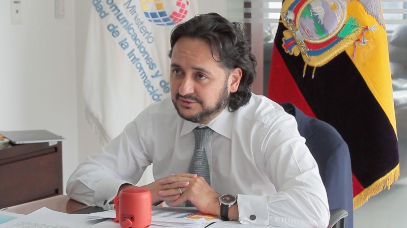 Ministro de Telecomunicaciones y de la Sociedad de la Información, Andrés Michelena Ayala