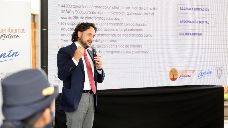 Ministro de Telecomunicaciones y de la Sociedad de la Informacíon, Andrés Michelena