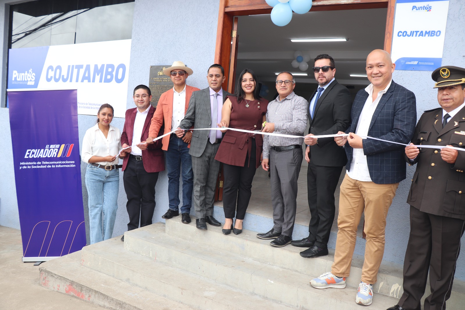 El Gobierno del presidente Daniel Noboa fortalece en Cojitambo, Cañar, el acceso a la tecnología con la entrega de un Punto Digital Gratuito