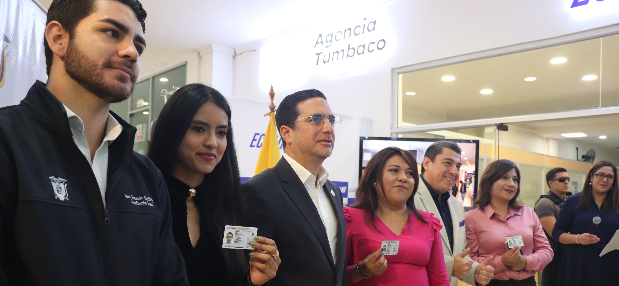 Gobierno del presidente Daniel Noboa inaugura nueva agencia del Registro Civil en Tumbaco con mejores instalaciones